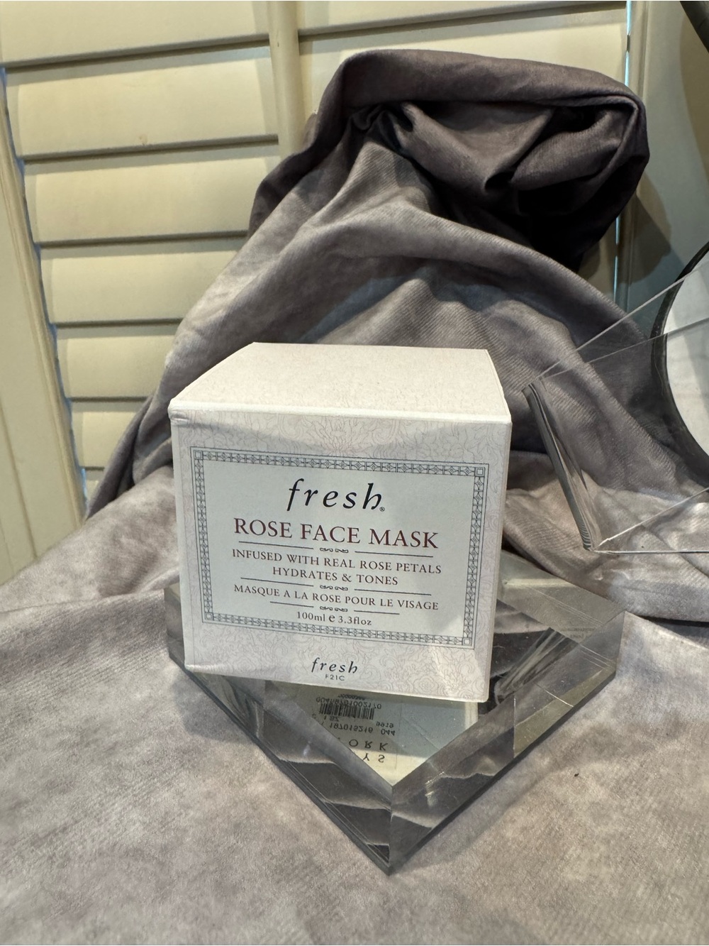 fresh Rose Face Mask – 3.3 fl oz sealed